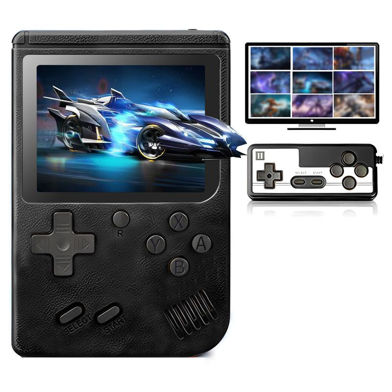 Portable Handheld Game Console with Upgrade 400 Classic FC Games, Support Two Players, USB Charging,For Birthday Gift, Home Entertainment