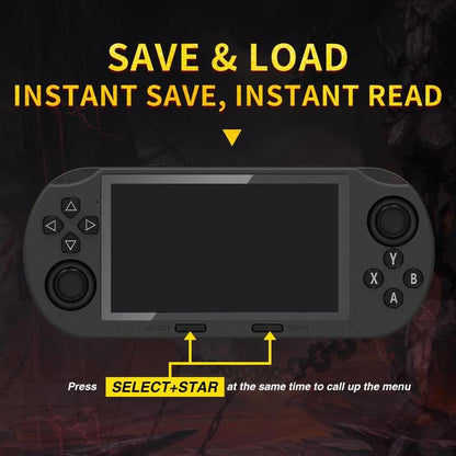 YLW Portable Handheld Game Player, 4.5 Inch IPS Screen Retro Video Game Console, Built-In 20000+ Games for PS1/GBA/SFC, Gaming Stuff, Digital, Durability